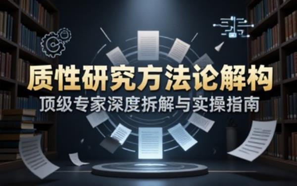 顶级专家拆解质性研究论文之研究方法相关问题