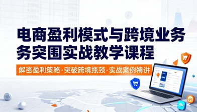 电商盈利模式与跨境业务突围实战教学课程