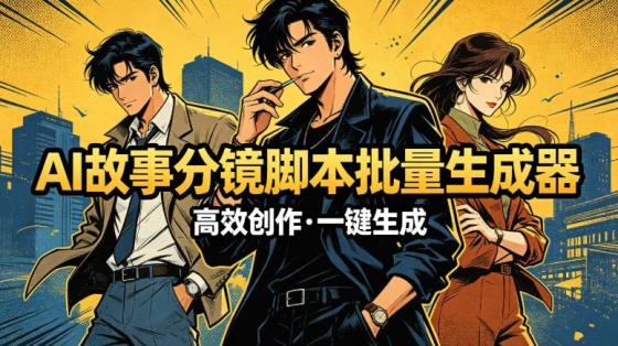 AI故事分镜脚本批量生成器