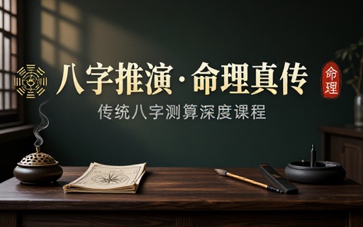 命理八字推算分析课程学习传统八字推演测算相关知识