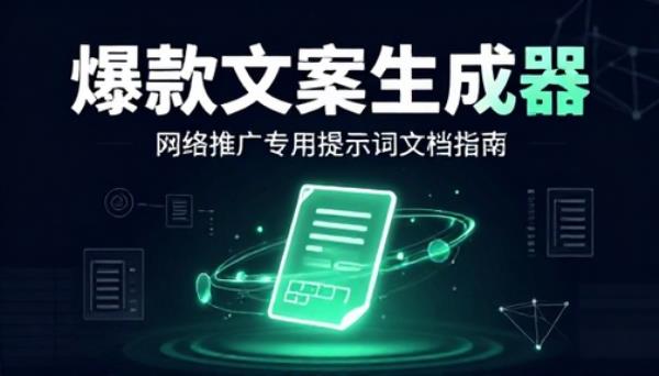 网络爆款推广文案生成专用提示词文档