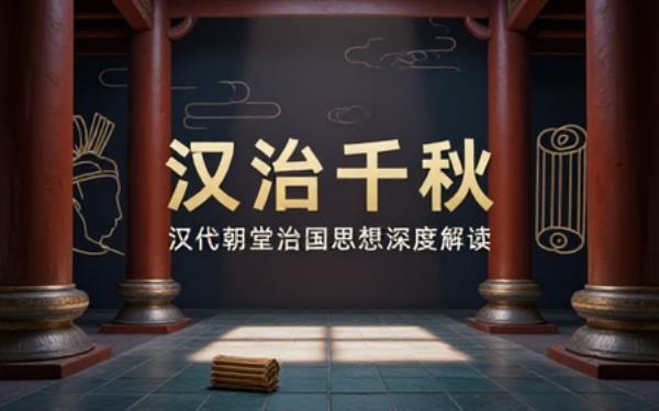 汉代朝堂治国思想解读书籍剖析古代王朝治理思想特点内涵
