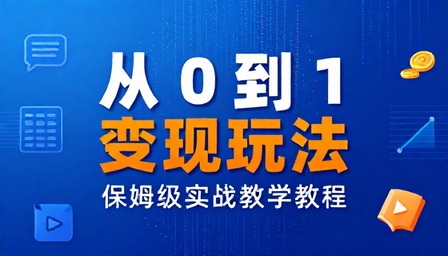 ChatGPT 从 0 到 1 变现玩法保姆级实战教学教程