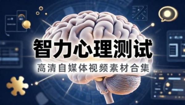智力心理测试高清自媒体短视频素材合集