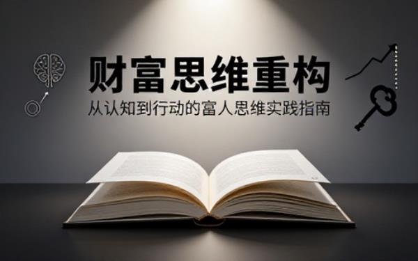 财富思维认知转变书籍借鉴富人想法调整自身赚钱理财观念