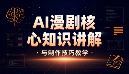 AI 漫剧核心知识讲解与制作技巧教学