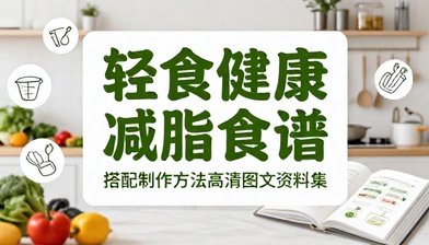 轻食健康减脂食谱搭配制作方法高清图文资料集
