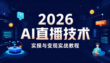 2026 年 AI 直播技术实操与变现实操教程