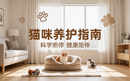 宠物猫咪日常饲养养护课程科学照料猫咪保障宠物健康