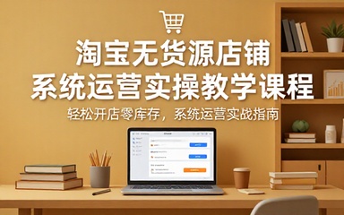 淘宝无货源店铺系统运营实操教学课程