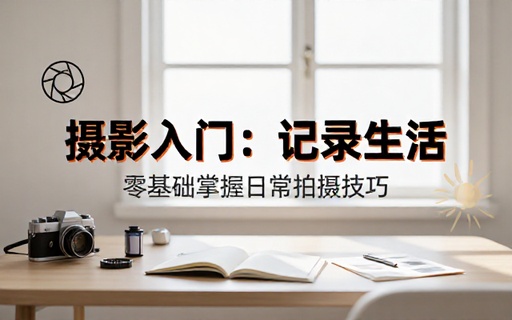 日常摄影基础入门教学掌握简单拍摄手法记录生活画面