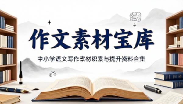 中小学语文作文写作素材积累与提升资料合集