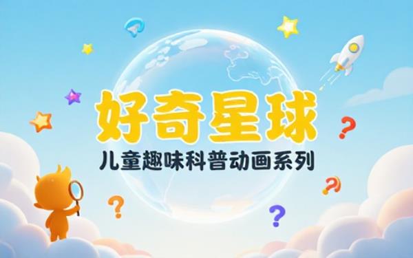 儿童趣味科普动画影片借助影像认知世间多样科普知识