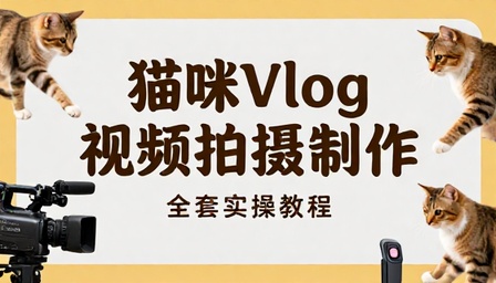 猫咪 vlog 视频拍摄制作全套实操教程