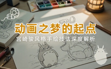 宫崎骏风格动画制作技法教学课程