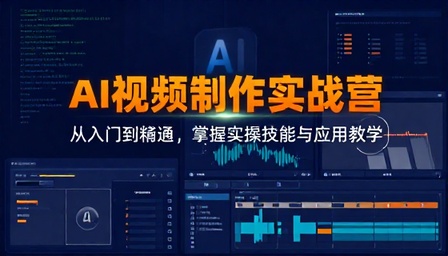 AI 视频制作实操技能提升与应用教学课程