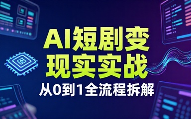 AI短剧推广变现实战：从0到1拆解流程