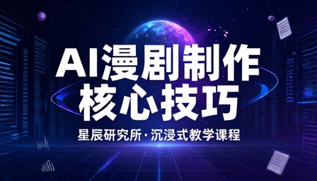 星辰研究所 AI 漫剧制作核心技巧教学课程
