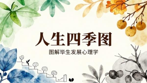 人生四季图解毕生发展心理学心理健康成长经典书籍