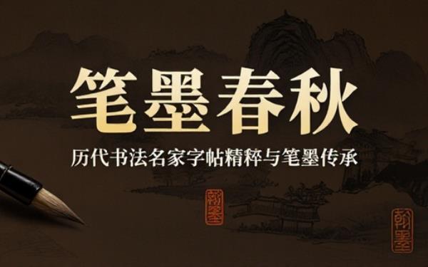 历代书法名家字帖合集研习书法范本传承传统笔墨文化艺术