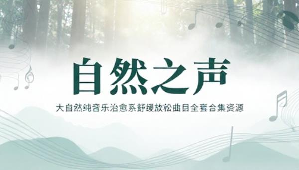 大自然纯音乐治愈系舒缓放松曲目全套合集资源