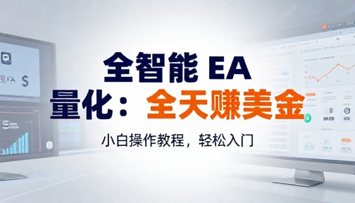 全智能 EA 量化全天赚美金小白操作教程