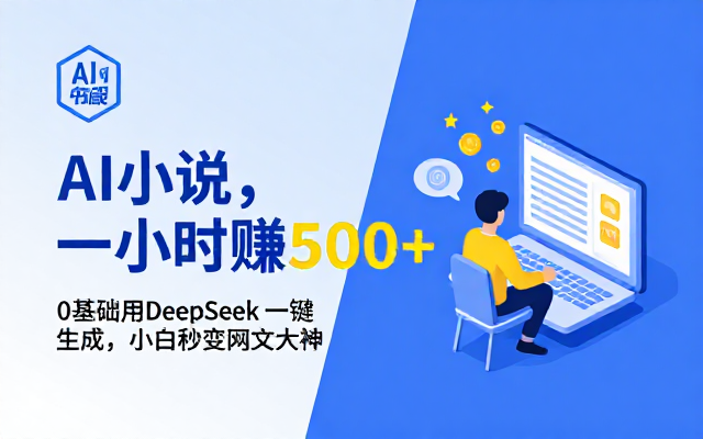 AI小说一键生成技术拆解普通人零基础变现课