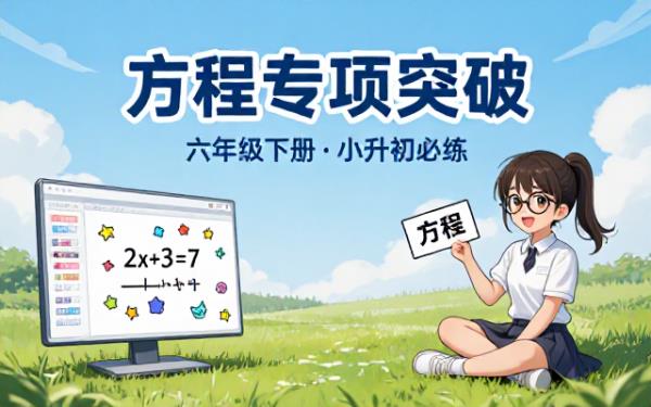 六年级下册数学方程专项突破小升初练习题