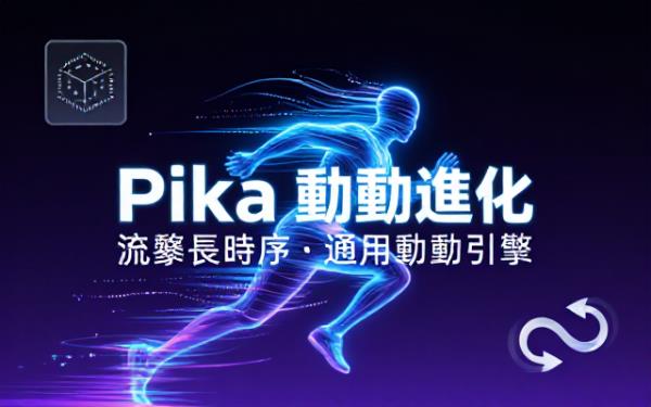 Pika通用动态动作流畅且支持长时长