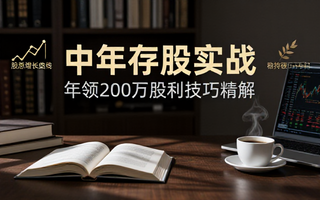 中年学存股技巧实现年领200万股利实战方法