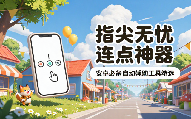 多款安卓自动连点器合集，非常好用的手机辅助工具推荐