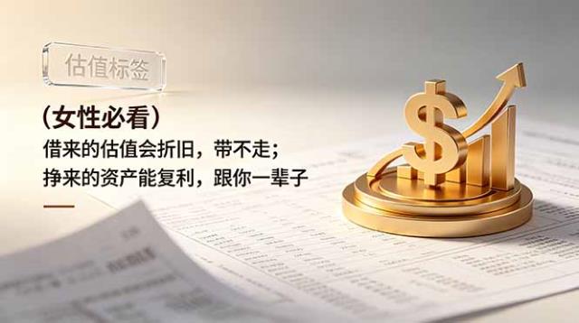付费文章：（女性必看）借来的估值会折旧，带不走；挣来的资产能复利，跟你一辈子