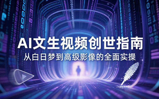 AI文生视频小说推文白日梦高级版实操教程