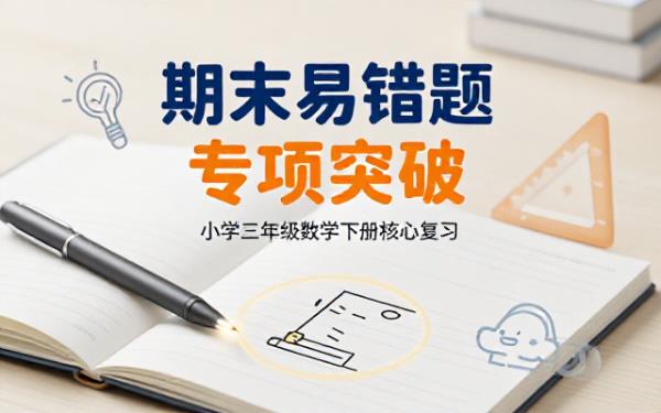 小学三年级下册数学期末易错题专项复习资料