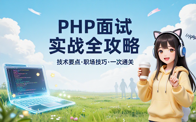 全方位讲解 PHP 技术与职场面试要点的课程
