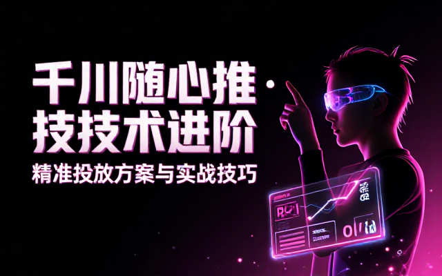 千川随心推技术进阶课，精准投放方案与实战技巧