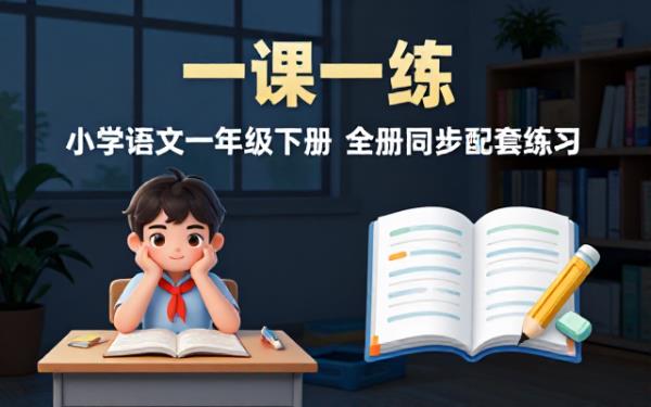 一年级下册语文全册一课一练同步配套练习题