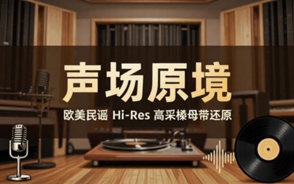 欧美民谣歌手专辑无损 HiRes 音源高采样率还原歌曲原始录制声场效果