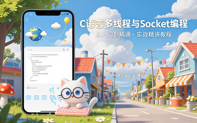 C语言多线程与Socket网络编程从入门到精通实战精讲教程