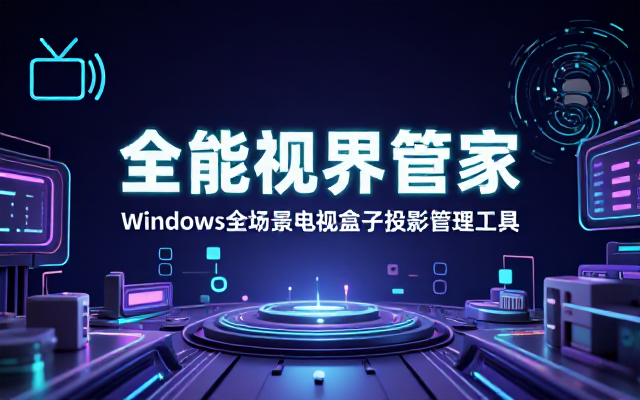 Windows全能电视盒子投影管理工具开心电视助手