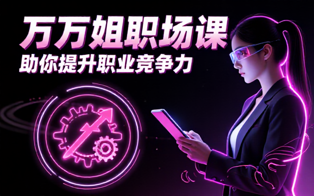 万万姐的职场生存与成长课程，助你提升职业竞争力