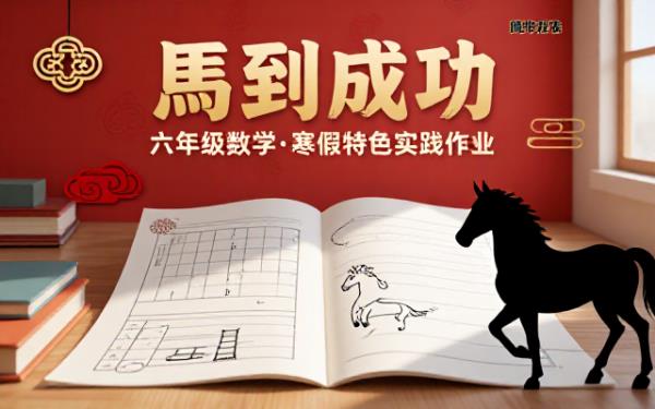 六年级数学寒假特色实践作业马年主题综合应用训练