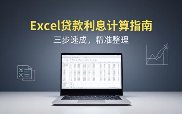 用EXCEL按步骤完成贷款利息计算表整理