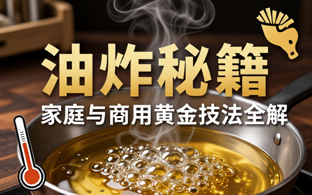 家庭及商用油炸类炸货美食制作技术教程合集