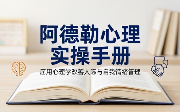 阿德勒心理学实操手册多格式文档运用心理学知识改善人际与自我情绪管理