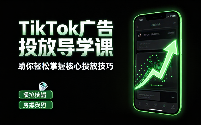 TikTok广告投放导学课帮助新手掌握广告投放核心技巧