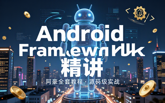 AndroidFramework应用开发阿豪全套精讲教程