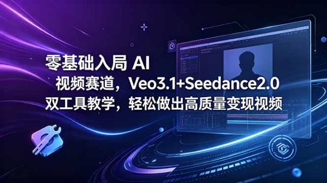 零基础入局 AI 视频赛道，Veo3_1Seedance2_0 双工具教学，轻松做出高质量变现视频