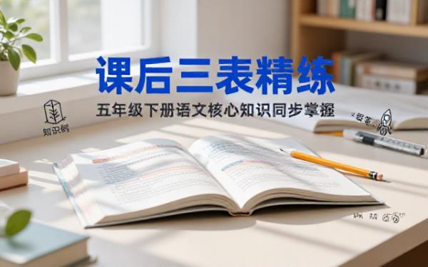 五年级下册语文课后三表专项训练同步掌握核心知识