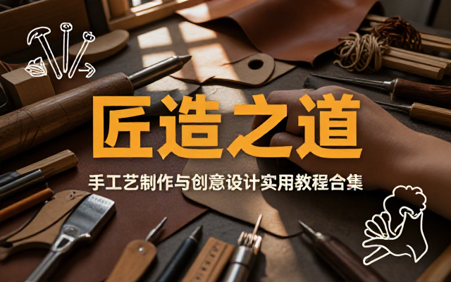 匠心独道手工艺制作与创意设计实用教程合集